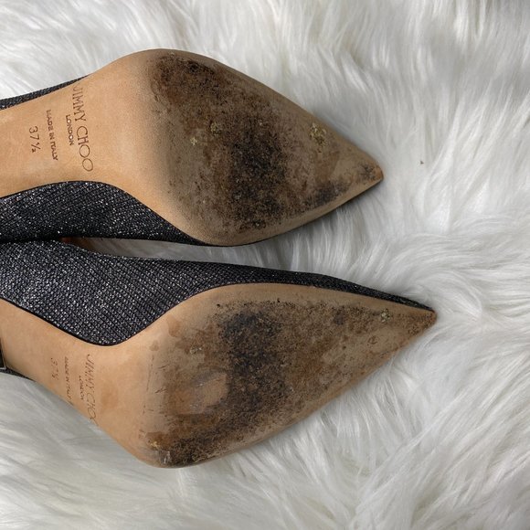 Jimmy Choo Glitter Stilettos - Picture 7 of 14
